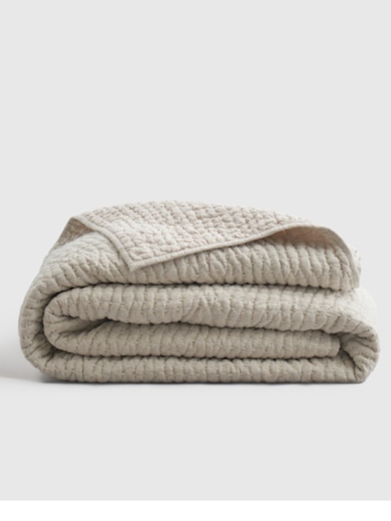 Quince Other - Quince Cotton Linen Stitch Quilt - Queen/Full